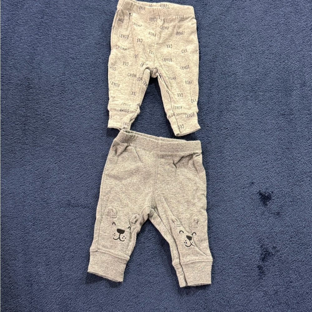 Carter's Gray Baby Sweatpants & Joggers Set